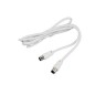 Шнур TV Plug-TV Plug 1.5м бел. REXANT 18-0102 Шнур TV Plug-TV Plug 1.5м бел. REXANT 18-0102