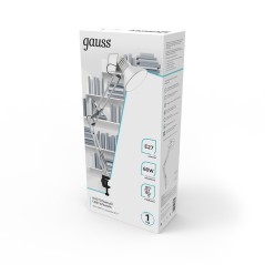 Светильник GTL 60Вт E27 струбцина бел. GAUSS GT0011