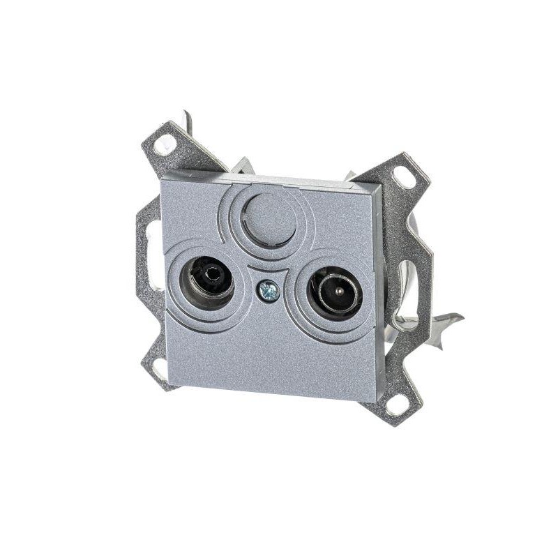 Розетка телевизионная оконечная TV/R Levit серебр. ABB 2CHH083503A6070 Розетка телевизионная оконечная TV/R Levit серебр. ABB 2CHH083503A6070