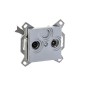 Розетка телевизионная оконечная TV/R Levit серебр. ABB 2CHH083503A6070 Розетка телевизионная оконечная TV/R Levit серебр. ABB 2CHH083503A6070
