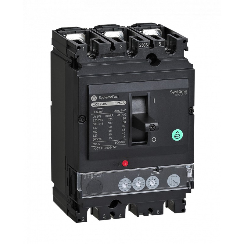 Выключатель автоматический SYSTEMEPACT CCB160 100кА 4P4D S2.2 160А рычаг SE SPC160S16022L4DF Выключатель автоматический SYSTEMEPACT CCB160 100кА 4P4D S2.2 160А рычаг SE SPC160S16022L4DF