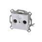 Розетка телевизионная проходная TV/R Levit 7дБ жемчуж. ABB 2CHH083607A6068 Розетка телевизионная проходная TV/R Levit 7дБ жемчуж. ABB 2CHH083607A6068