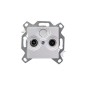 Розетка телевизионная проходная TV/R Levit 7дБ жемчуж. ABB 2CHH083607A6068 Розетка телевизионная проходная TV/R Levit 7дБ жемчуж. ABB 2CHH083607A6068