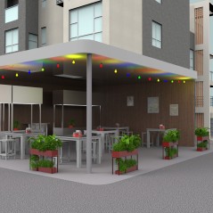 Гирлянда светодиодная Белт Лайт Holiday 10 ламп 7.7м мультицвет IP44 GAUSS HL060