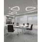 Светильник светодиодный RVE-LBX-HOLE-LITUS-946-VG 70Вт 4000К 946х901х80мм S50мм треугольник рело закругл. с отверст. встраив. по