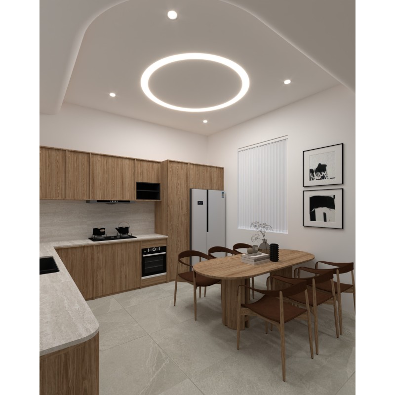 Светильник светодиодный RVE-LBX-HOLE-RING-646-VG 45Вт 4000К 646х646х110мм S80мм кольцо встраив. под шпаклевку бел. RVElektro RVE Светильник светодиодный RVE-LBX-HOLE-RING-646-VG 45Вт 4000К 646х646х110мм S80мм кольцо встраив. под шпаклевку бел. RVElektro RVE