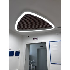 Светильник светодиодный RVE-LBX-HOLE-LITUS-1400-N 112Вт 4000К 1400х1330х70мм накладной бел. RVElektro RVE00001557