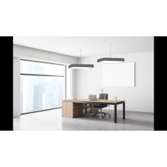 Светильник светодиодный COSMO Q 600х600 50Вт 4000К накладной с опаловым рассеив. RAL9003 бел. муар VARTON V1-R0-0Q502-20000-2005