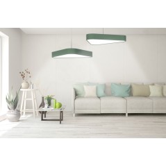 Светильник светодиодный COSMO T 900х813 50Вт 3000К консольный накладной с опаловым рассеив. RAL9003 бел. муар диммер DALI VARTON