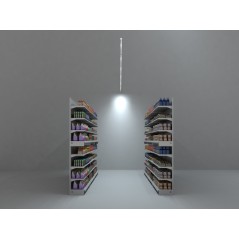 Светильник светодиодный Mercury Mall 1460х66х58 44Вт 3000К опал VARTON V1-R0-70150-31G02-2304430