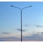 Светильник светодиодный Tornado Road 120Вт 4000К уличный крепление на консоль RAL7045 сер. муар АСУНО AWADA VARTON V1-S1-70441-4