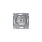 Розетка компьютерная 1-м Glossa RJ45 кат.5E механизм платина SE GSL001281K Розетка компьютерная 1-м Glossa RJ45 кат.5E механизм платина SE GSL001281K