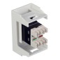 Розетка телефонная 1-м 1мод. Viva RJ12 бел. DKC 45018