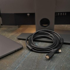 Шнур HDMI - HDMI gold 3м с ферритами блист. Rexant 06-3102
