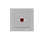 Розетка телевизионная оконцевая TV 1-м СП Karea IP20 4дБ серебр. Makel 56065027