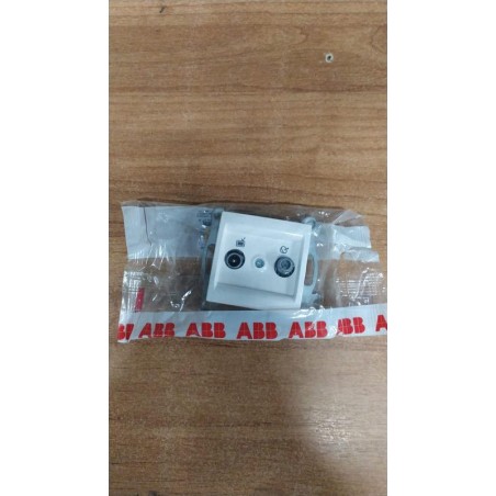 Розетка телевизионная оконечная TV/SAT Cosmo бел. ABB 619-010200-290