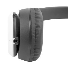Наушники накладные с микрофоном беспроводные ELX-BTHP01-C01 FM MP3 коробка бел. ERGOLUX 15356