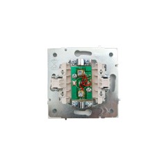 Розетка ТВ проходная СП ZIMA IP20 бел. LEZARD 704-0288-129