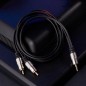 Шнур 3.5 Stereo Plug - 2RCA Plug 3м (GOLD) металл Rexant 17-4224 Шнур 3.5 Stereo Plug - 2RCA Plug 3м (GOLD) металл Rexant 17-4224