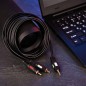 Шнур 3.5 Stereo Plug - 2RCA Plug 3М (GOLD) (уп.10шт) Rexant 17-4234 Шнур 3.5 Stereo Plug - 2RCA Plug 3М (GOLD) (уп.10шт) Rexant 17-4234
