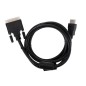 Шнур HDMI - DVI-D gold 1.5м с фильтрами Rexant 17-6303 Шнур HDMI - DVI-D gold 1.5м с фильтрами Rexant 17-6303