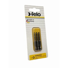 Биты TX10/TX15/TX20 50мм Industrial (блист.3шт) FELO 03693116