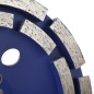 Чашка алмазная 125х22.2 двухрядная PATRIOT 811010021 Чашка алмазная 125х22.2 двухрядная PATRIOT 811010021