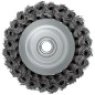 Корщетка-чашка гайка М14 стальная витая проволока 100мм FIT 39468 Корщетка-чашка гайка М14 стальная витая проволока 100мм FIT 39468