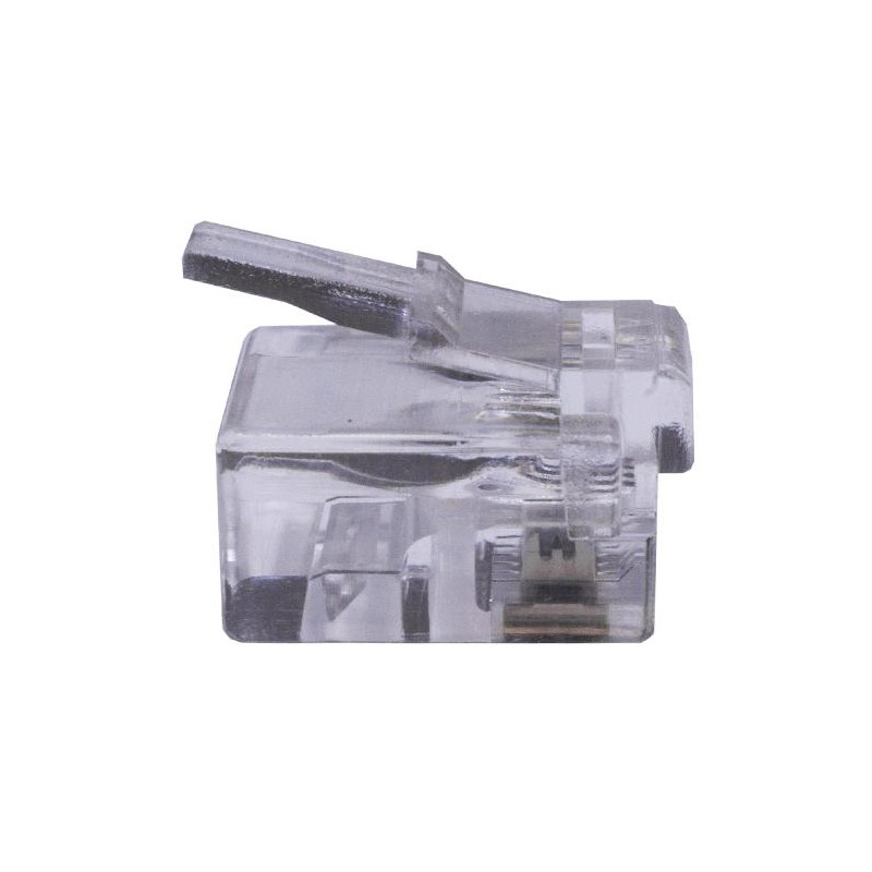 Коннектор 6P4C (RJ-11) (уп.100шт.) SUPRLAN 10-0227
