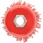 Корщетка-чашка нейлоновая гайка М14 профи 65мм FIT 38796