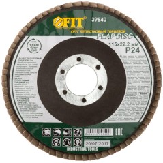 Круг лепестковый торцевой 115мм Р 24 FIT 39540