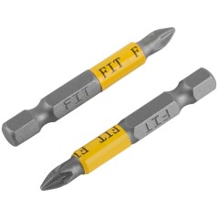 Набор бит кованые сталь S2 односторонние 50мм PZ1 профи блистер (уп.2шт) FIT 57514