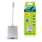 Переходник HDMI-Type C ELX-VA01-Type C пластик металлик коробка Ergolux 15300 Переходник HDMI-Type C ELX-VA01-Type C пластик металлик коробка Ergolux 15300