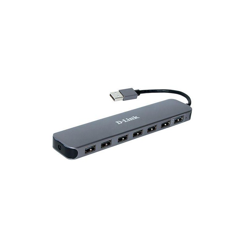Разветвитель USB 2.0 DUB-H7 7 портов черн. DUB-H7/E1A DUB-H7/E1A D-Link 147041