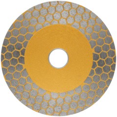 Диск отрезной / шлифовальный алмазный (сухая и влажная резка) 125х1.7х25х22.2мм FIT 37441