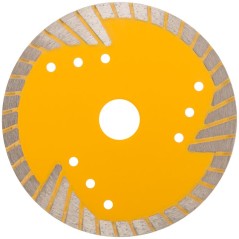 Диск отрезной алмазный сегментный с защитными секторами Profi Plus 125х2.4х8.3х22.2мм Cutop 67-415