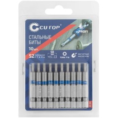 Бита стальная Profi TORX T10 50мм (уп. 10шт) Cutop 83-656