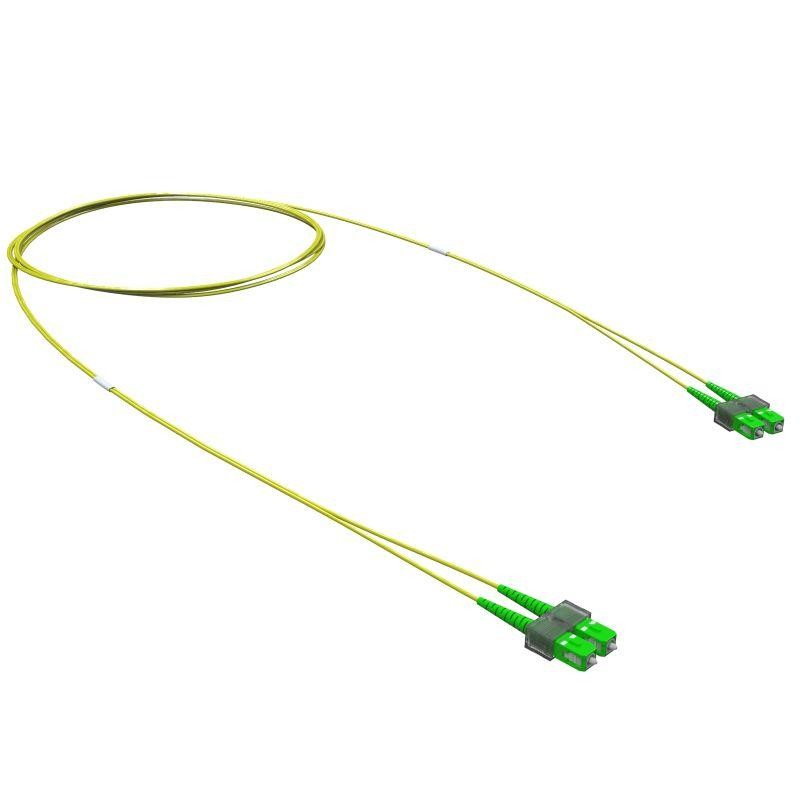 Шнур оптический коммутационный Duplex SC/APC-SC/APC 9/125 (OS2) 2м DKC RNPC9DCACA2 Шнур оптический коммутационный Duplex SC/APC-SC/APC 9/125 (OS2) 2м DKC RNPC9DCACA2