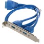 Адаптер USB Bracket 2хUSB3.0 Bulk ASIA BRACKET USB 3.0 2 PORT 349583