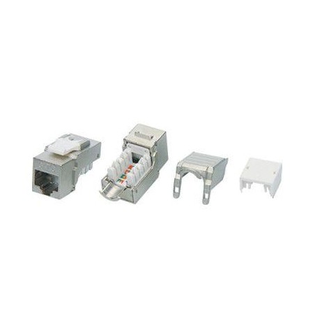 Вставка Keystone Jack RJ45 (8P8C) кат.6 экранир. KJ9-8P8C-C6-90-SH-F Hyperline 432597