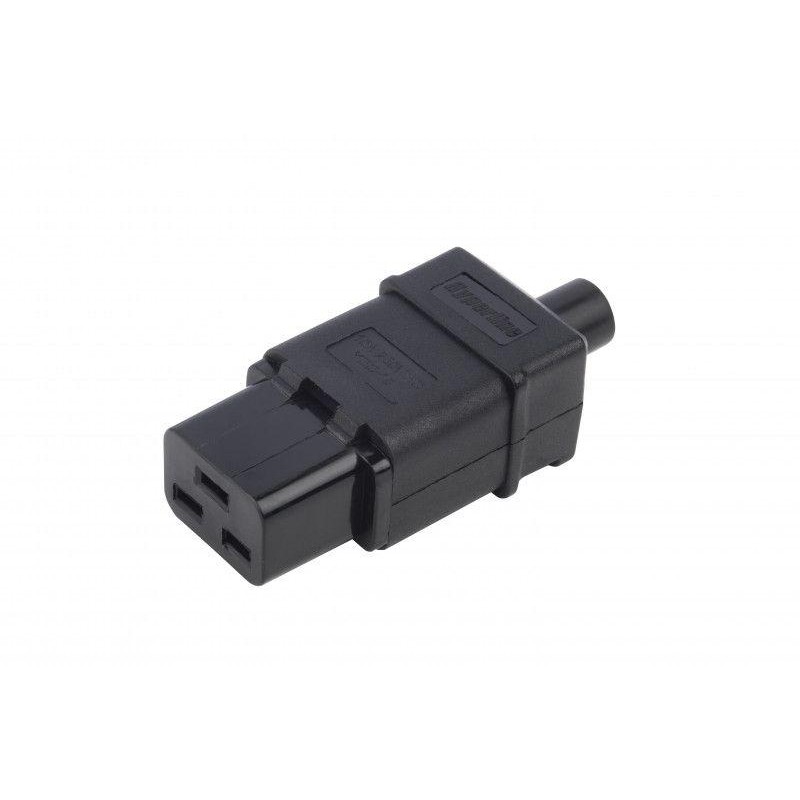 Разъем CON-IEC320C19 прямой IEC 60320 C19 220В 16А на кабель контакты на винтах (плоск. контакты внутри разъема) Hyperline 54434 Разъем CON-IEC320C19 прямой IEC 60320 C19 220В 16А на кабель контакты на винтах (плоск. контакты внутри разъема) Hyperline 54434