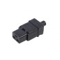 Разъем CON-IEC320C19 прямой IEC 60320 C19 220В 16А на кабель контакты на винтах (плоск. контакты внутри разъема) Hyperline 54434 Разъем CON-IEC320C19 прямой IEC 60320 C19 220В 16А на кабель контакты на винтах (плоск. контакты внутри разъема) Hyperline 54434