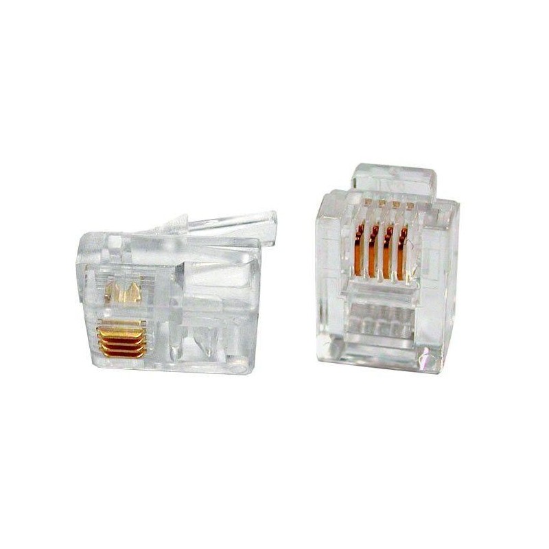 Разъем PLUG-6P4C-P-C2-100 телеф. RJ12 (6P4C) (3/3микродюйма) Hyperline 49379 Разъем PLUG-6P4C-P-C2-100 телеф. RJ12 (6P4C) (3/3микродюйма) Hyperline 49379