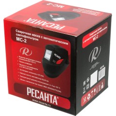 Маска сварочная МС-2 (с регулир. чувств.и и задержки времени, задержка откр. 0.15/0.8с, сенсор чувств. перем., светофильтр ТСК 4
