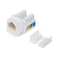 Вставка Keystone Jack RJ45 кат.5E KJ-RJ45-Cat.5e-90 заделка тип 110 бел. Cabeus 7008c Вставка Keystone Jack RJ45 кат.5E KJ-RJ45-Cat.5e-90 заделка тип 110 бел. Cabeus 7008c