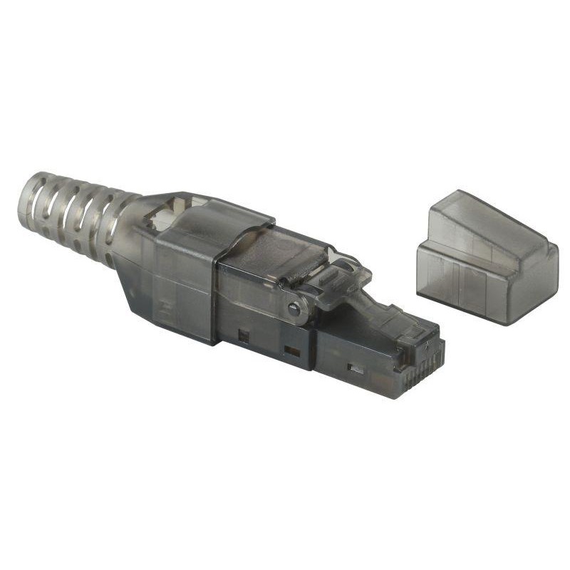 Разъем RJ-45 UTP для кабеля кат.6 полевая заделка ITK CS3-1C06U-Q Разъем RJ-45 UTP для кабеля кат.6 полевая заделка ITK CS3-1C06U-Q