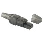 Разъем RJ-45 UTP для кабеля кат.6 полевая заделка ITK CS3-1C06U-Q Разъем RJ-45 UTP для кабеля кат.6 полевая заделка ITK CS3-1C06U-Q