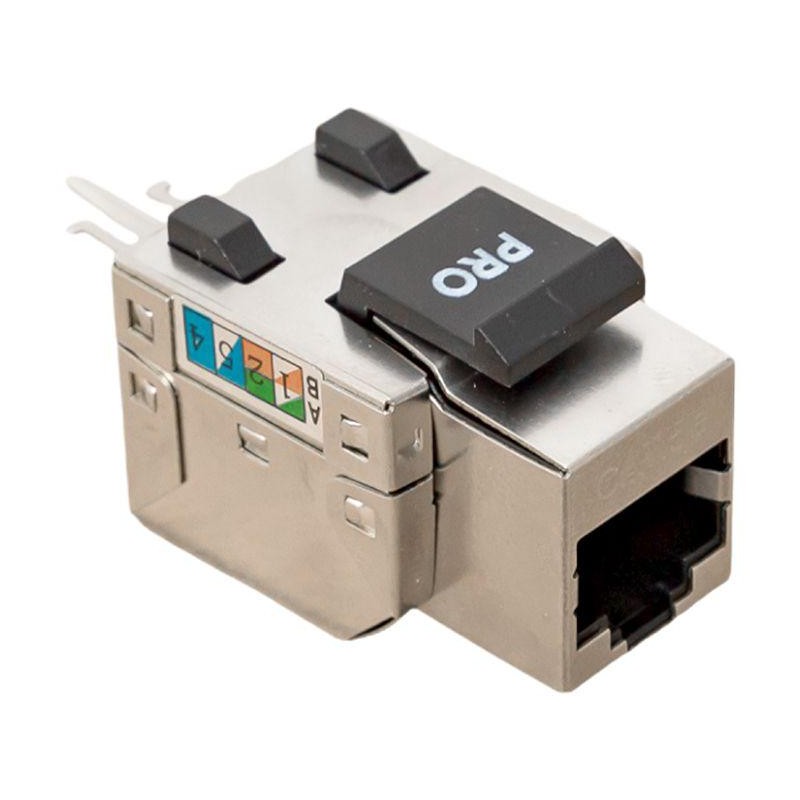 Модуль розеточный Keystone RJ45 кат.5E FTP экранир. 110 IDC 90град. TERACOM PRO EKF TRP-KSTN-SOCK-90D-5EFTP Модуль розеточный Keystone RJ45 кат.5E FTP экранир. 110 IDC 90град. TERACOM PRO EKF TRP-KSTN-SOCK-90D-5EFTP