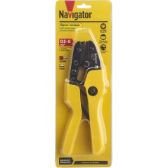 Пресс-клещи 80 379 NHT-Pkv01-M-6 для втулочных 6кв.мм Navigator 80379