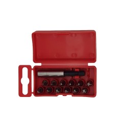 Набор бит PH/PZ Industrial с держателем бит в кейсе 13 бит FELO 02291016